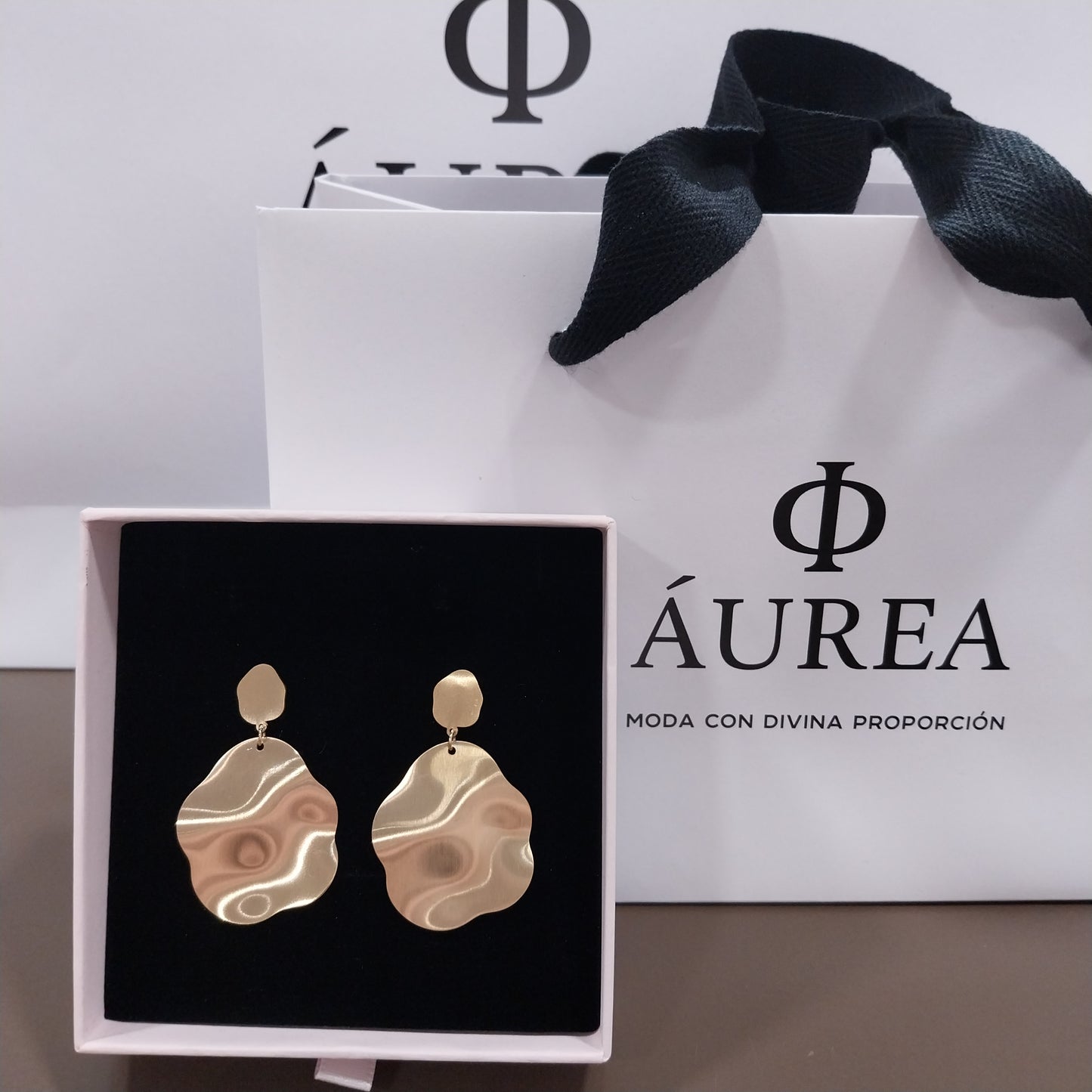 Pendientes Nébula asimétricos