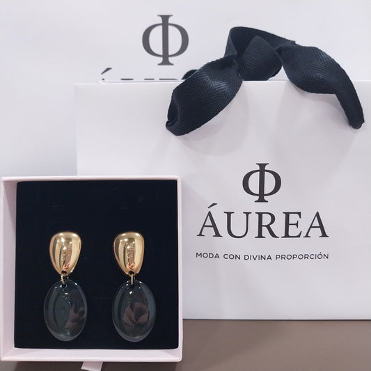 Pendiente Duna negro